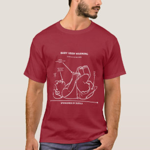 Funny New Dad Instruction Neue elterliche Anleitun T-Shirt