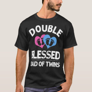 Funny New Dad of Twins Geschenk für Männer Vater A T-Shirt