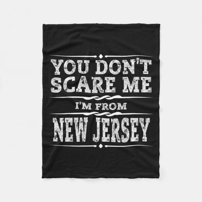 Funny New Jersey Home Garden State Gift  Fleecedecke (Vorderseite)
