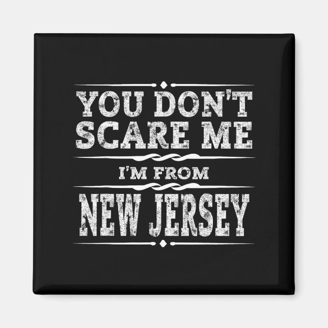 Funny New Jersey Home Garden State Gift  Magnet (Vorne)
