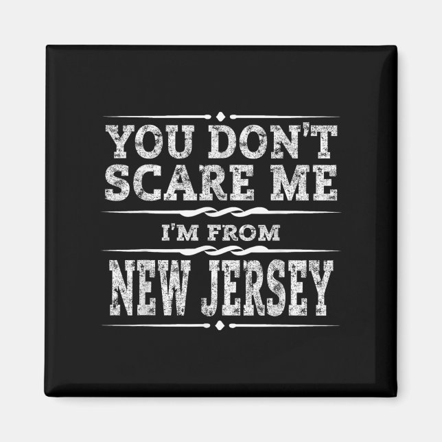 Funny New Jersey Home Garden State Gift  Magnet (Vorne)