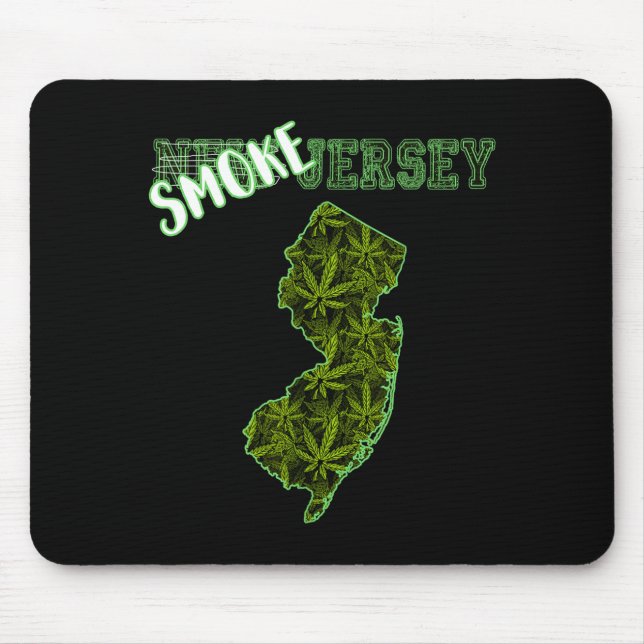 Funny New Jersey Weed Weed Culture  Mousepad (Vorne)