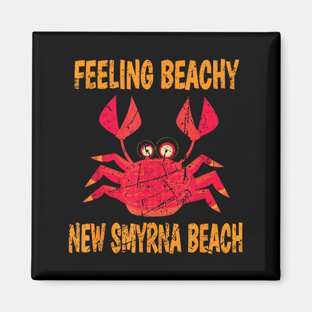 Funny New Smyrna Beach Vacation Summer Quote For M Magnet (Vorne)