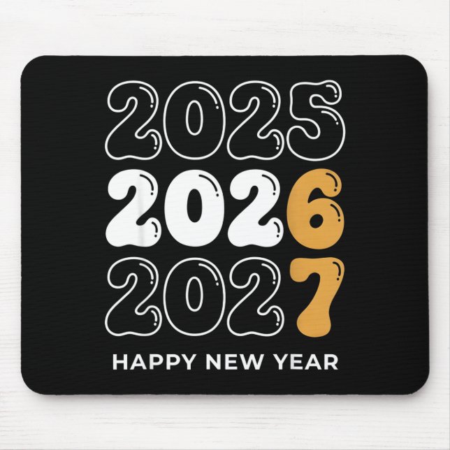 Funny New Year 2026 Kids Six Seven 67 Meme  Mousepad (Vorne)