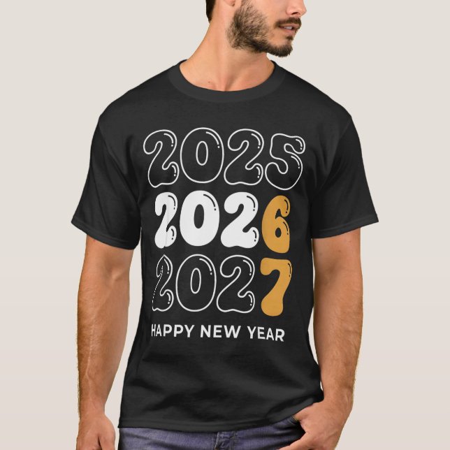 Funny New Year 2026 Kids Six Seven 67 Meme  T-Shirt (Vorderseite)