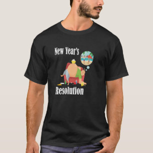 Funny New Year's Resolution Shirt.   T-Shirt