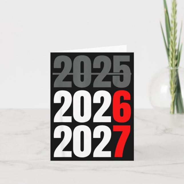 Funny New Years Shirts 67 Meme Boys New Years 2026 Karte (Vorderseite)