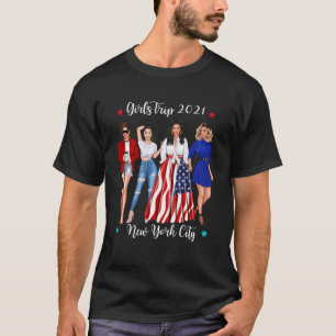 Funny New York City Cool Girls Trip 2021 Frauen Va T-Shirt