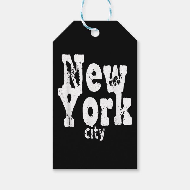 Funny New York Geschenkanhänger (Vorderseite)