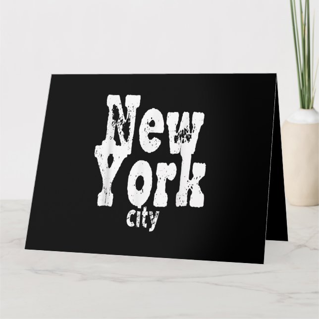 Funny New York Karte (Vorderseite)