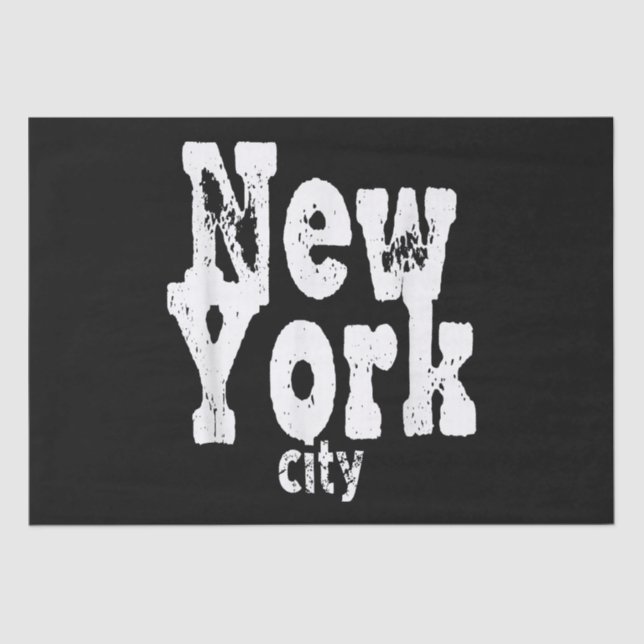 Funny New York Seidenpapier (Vorderseite)