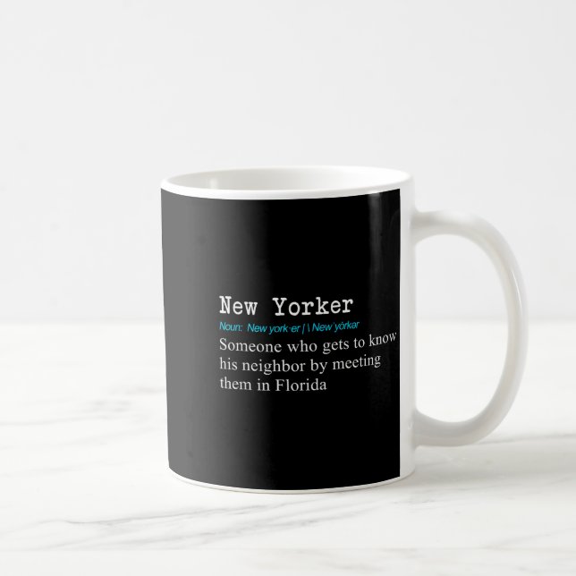 Funny New Yorker Dictionary Definition Gif  Kaffeetasse (Rechts)