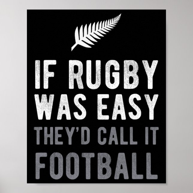 Funny New Zealand Rug Poster (Vorne)