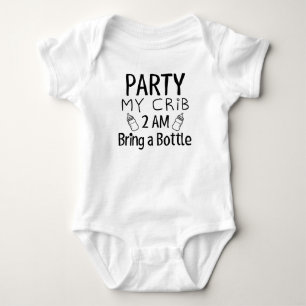 Funny Newborn Geschenk, Party. Mein Grill. 2.00 Uh Baby Strampler