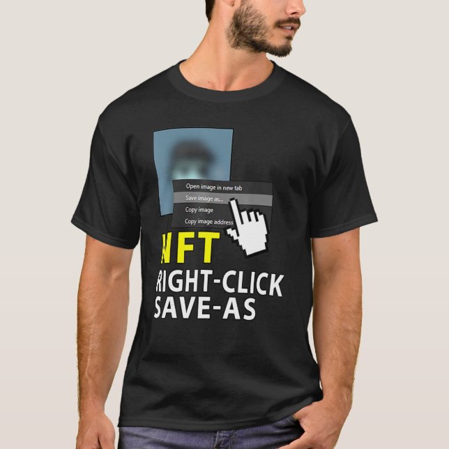 Funny Nft Crypto Währung Meme Funny Nft T-Shirt (Vorderseite)