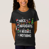 Funny Nice Naughty I Regret Nothing Christmas Paja