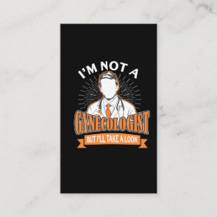 Funny Nicht ein Gynäkologe Spaß für Frauen Love Visitenkarte