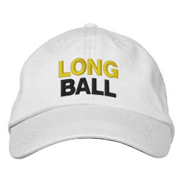 Funny Nickname Novelty Mens Golf LONG BALL Bestickte Baseballkappe