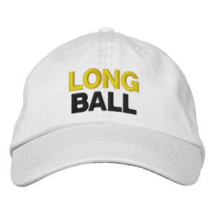 Funny Nickname Novelty Mens Golf LONG BALL Bestickte Baseballkappe