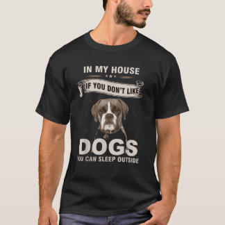 Funny Niedlich Adorable Boxer Hunde-Design mit Co T-Shirt