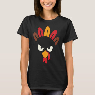 Funny Niedlich Angry Turkey Bird wie Kein Erntedan T-Shirt