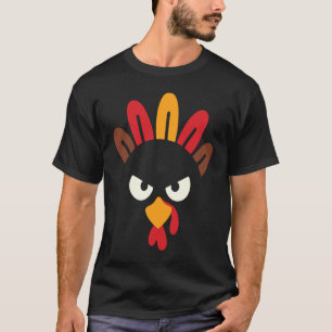 Funny Niedlich Angry Turkey Bird wie Kein Erntedan T-Shirt