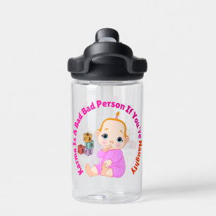 Funny, Niedlich Baby Cubes Karma ist ein schlechte Trinkflasche