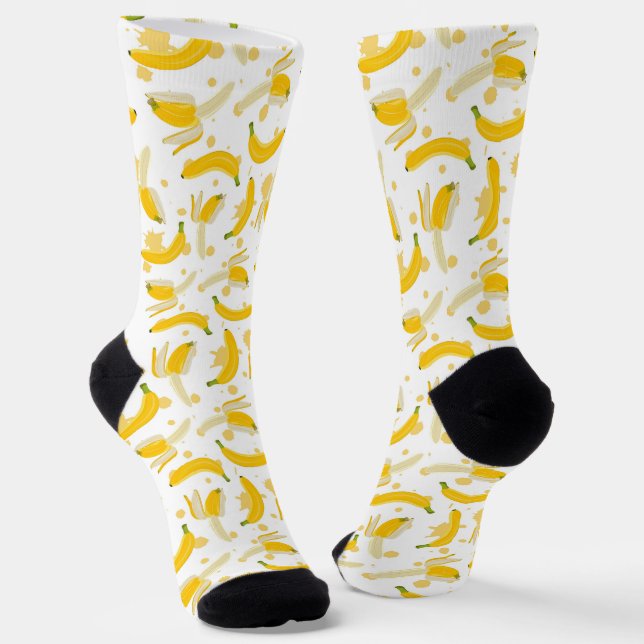 Funny Niedlich Banana Socken (Gewinkelt)