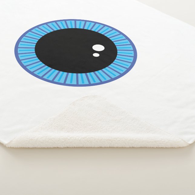 Funny Niedlich Blue Eyeball Sherpadecke (3/4)