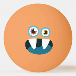Funny Niedlich Blue Monster. Tischtennisball