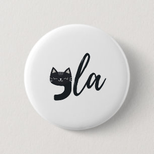 Funny Niedlich Cat Comma La Funny Kamala Harris Pr Button