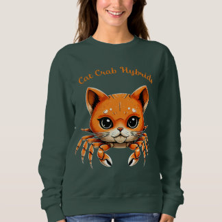 Funny Niedlich Cat Crab Creature T-Shirt for Anima Sweatshirt