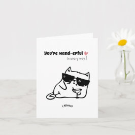 Funny Niedlich Cat Geburtstagskarte-Individuelle N Karte