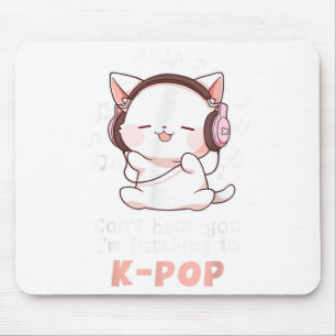 Funny Niedlich Cat Lover Hört nicht, dass ich höre Mousepad