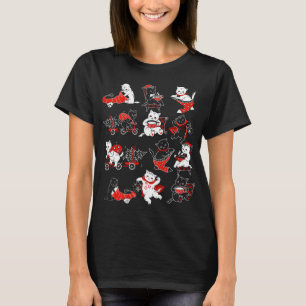 Funny Niedlich Cat Mama Kitten Katzen Lover Vintag T-Shirt
