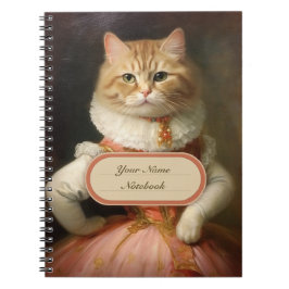 Funny Niedlich Cat Notebook Notizblock