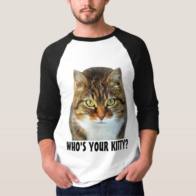 FUNNY NIEDLICH CAT T - Shirt (Vorderseite)