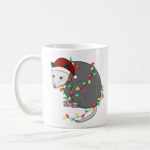 Funny Niedlich Christmas Opossum Kaffeetasse