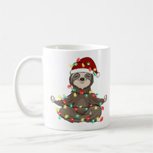 Funny Niedlich Christmas Sloth Kaffeetasse