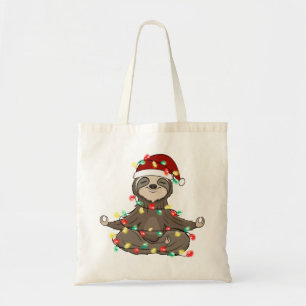 Funny Niedlich Christmas Sloth Tragetasche