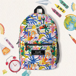 Funny Niedlich Colorful Form Cartoon Personalisier Bedruckter Rucksack