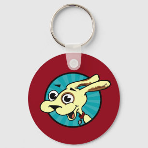 FUNNY NIEDLICH DOG BASIC TASON ROUND KEY KETTE SCHLÜSSELANHÄNGER