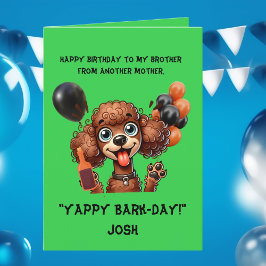 Funny Niedlich Dog Einfache Geburtstagskarte Karte