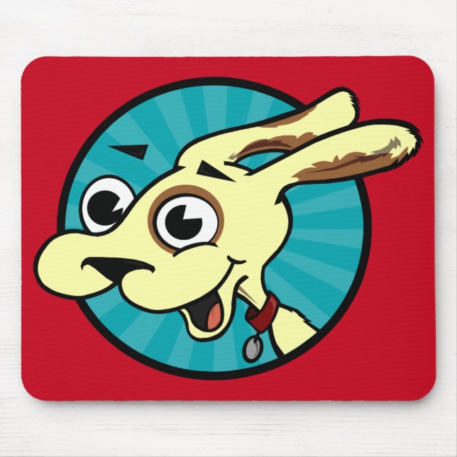 FUNNY NIEDLICH DOG MOUSE PAD MOUSEPAD (Vorne)