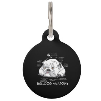 Funny Niedlich English Bulldog Anatomie Hunde Biol Haustiermarke