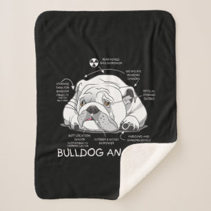 Funny Niedlich English Bulldog Anatomie Hunde Biol Sherpadecke