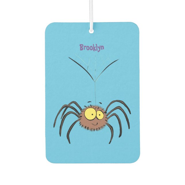 Funny niedlich fluffly spinness Cartoon Autolufterfrischer (Vorderseite)