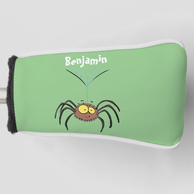 Funny niedlich fluffly spinness Cartoon Golf Headcover (Vorderseite)