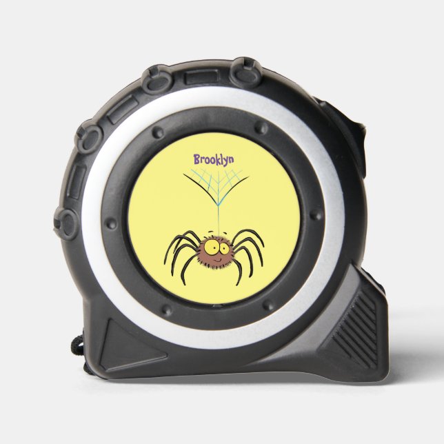 Funny niedlich fluffly spinness Cartoon Maßband (Vorderseite)
