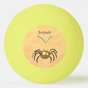 Funny niedlich fluffly spinness Cartoon Tischtennisball